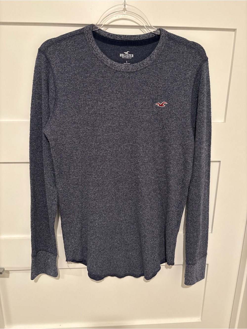 Hollister Men's Long-Sleeve Crewneck Thermal Shirt